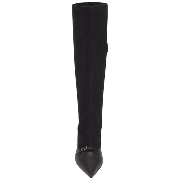 Magda Butrym Knee High Boots in Black 39 With Box Womens Suede Leather - Picture 4 of 13